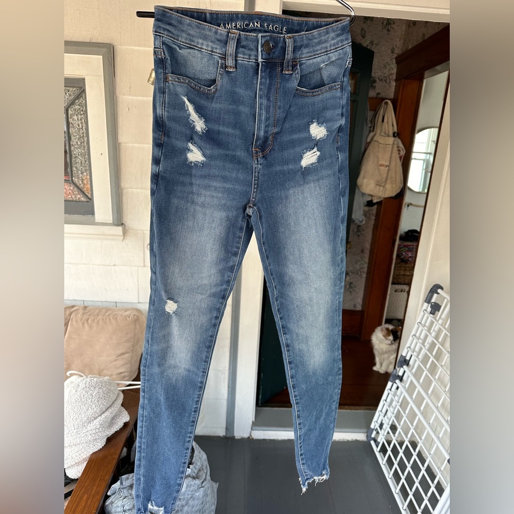 American Eagle next level stretch skinny jeans size 2 long